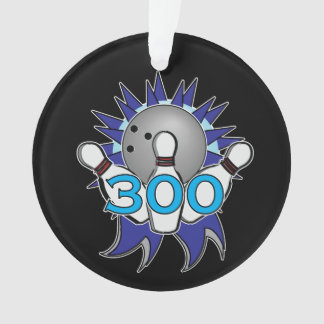 Kerbe-Name und Team des Bowlings-300 Ornament