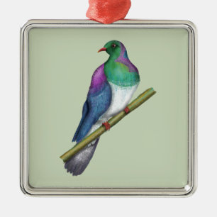 Kereru-Taube Ornament Aus Metall