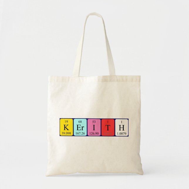 Kerith Periodic table name tobag Tragetasche (Vorne)