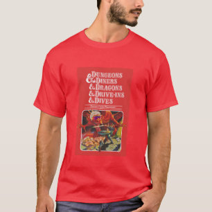 Kerker u. Restaurants u. Drachen u. Antrieb-Ins u. T-Shirt