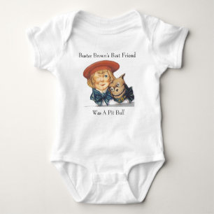 Kerl-Browns bester Freund Baby Strampler