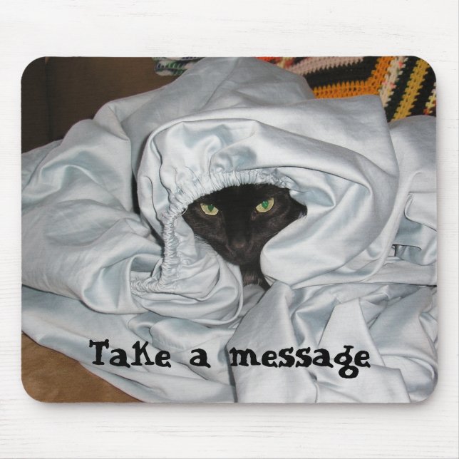 Kerl im Bett - mousepad (Vorne)