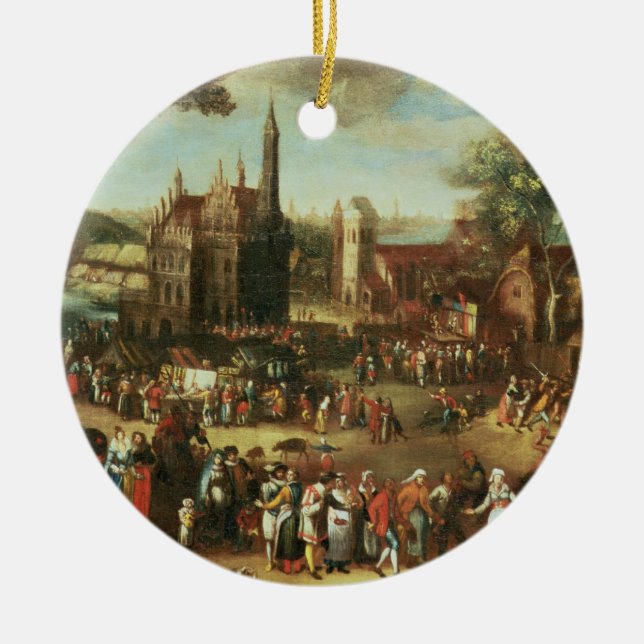 Kermesse bei Avdenarde Keramikornament (Vorne)