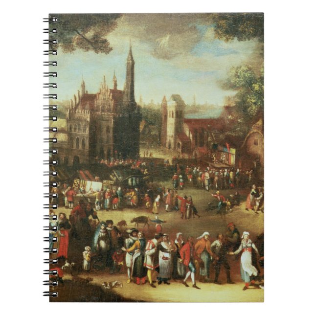 Kermesse bei Avdenarde Notizblock (Vorderseite)