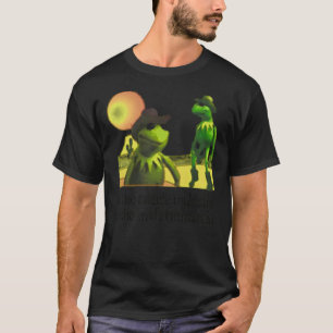 Kermit Hootin und Hollerin auf der Außenseite bin T-Shirt