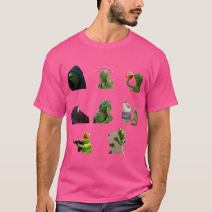 Kermit Meme-Aufkleber-Pack T-Shirt