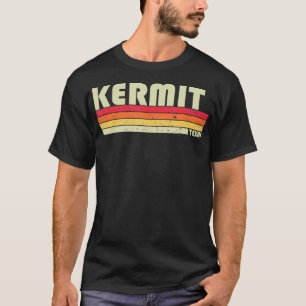 KERMIT TX TEXAS Funny City Home Roots Gift Retro 7 T-Shirt