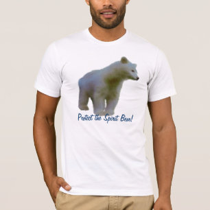 KERMODE BÄR Tierkunst-Tier-Anhänger-T-Shirt T-Shirt
