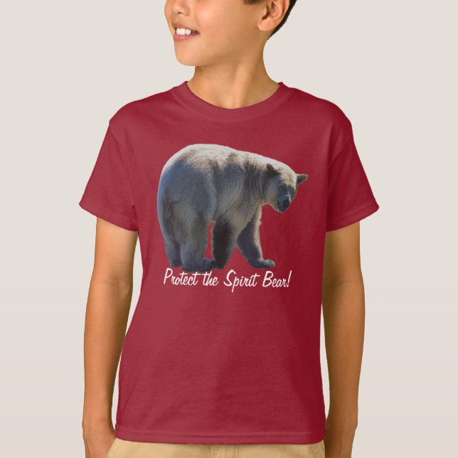 Kermode Bear Wildlife Supporter Apparel T-Shirt (Vorderseite)