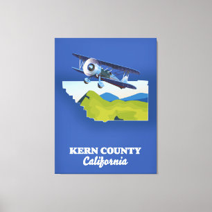 Kern County Kalifornien Leinwanddruck