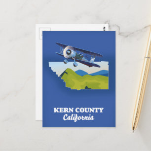 Kern County Kalifornien Postkarte