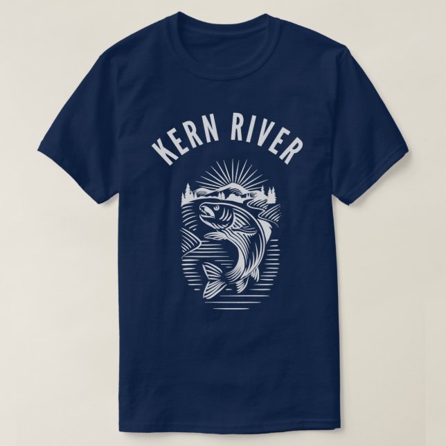 KERN River California Fliegenfischer T-Shirt (Design vorne)