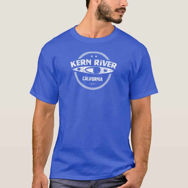 Kern River California Kayaking T-Shirt (Vorderseite)