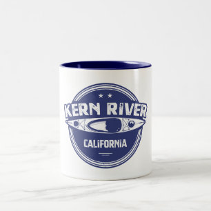 Kern River California Kayaking Zweifarbige Tasse