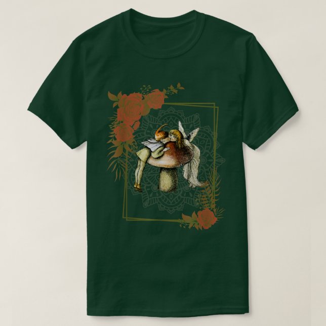 Kernästhetische Fairies über einen Toadstourschnit T-Shirt (Design vorne)