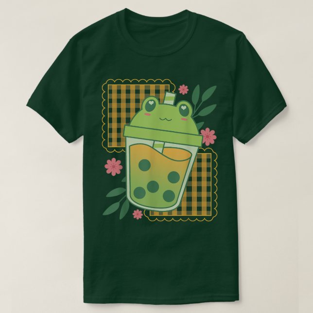 Kernästhetischer Frosch Grüne Blase Tee Niedlich K (Design vorne)