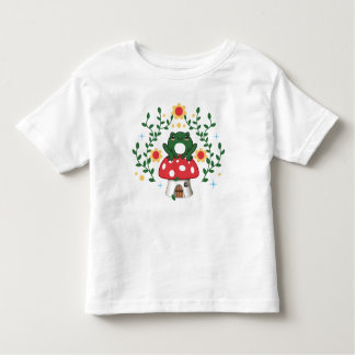 Kernästhetischer Kawaii-Frosch Kleinkind T-shirt