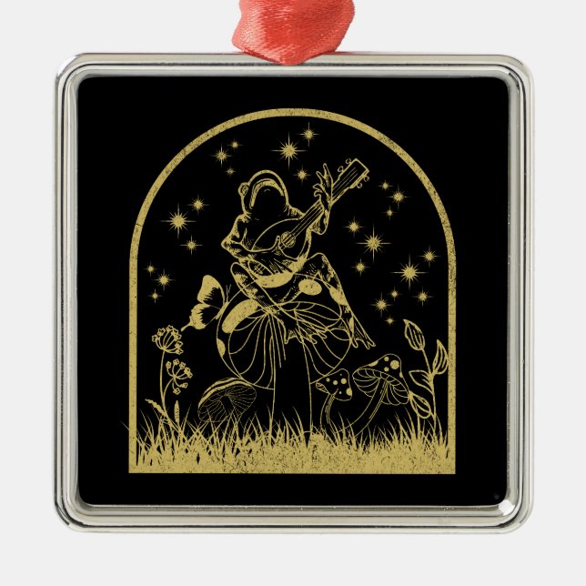 Kernästhetisches Design Ornament Aus Metall (Vorne)