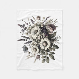 KernBlume für Vintage Hütte Fleecedecke