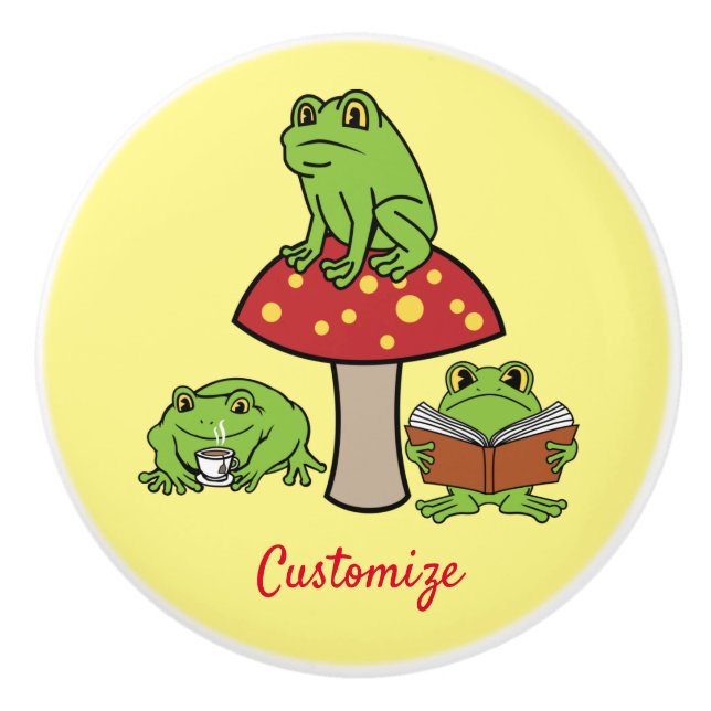 Kernbrenner Frogs Thunder_Cove  Keramikknauf (Vorderseite)