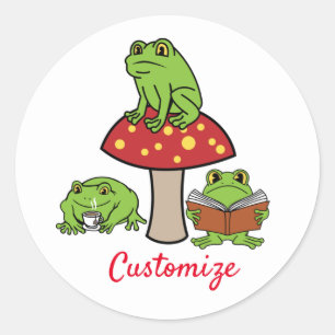 Kernbrenner Frogs Thunder_Cove Runder Aufkleber