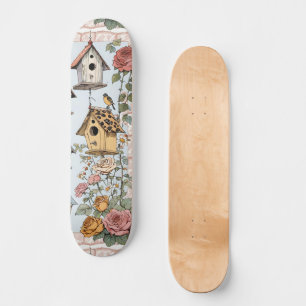 Kernbrennhäuser Rose und Spitzen Skateboard