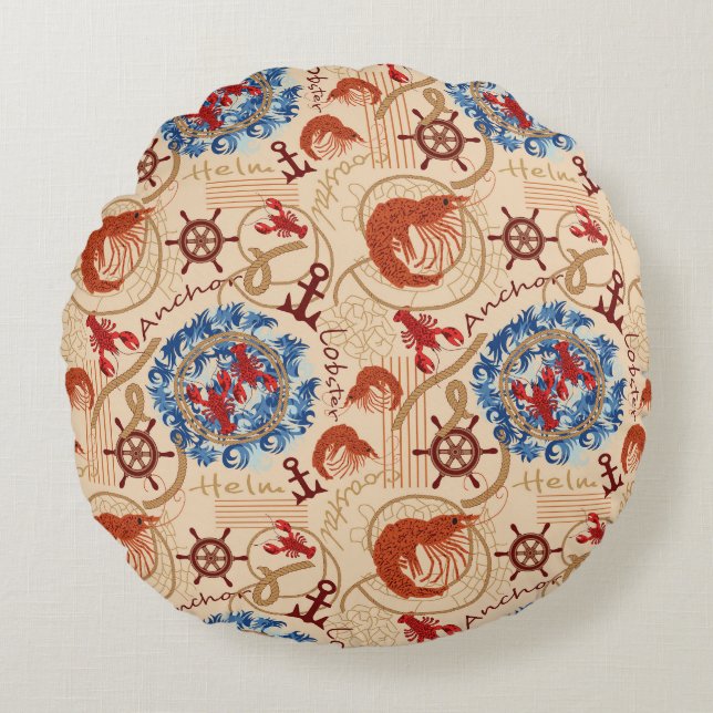 Kerndesign Rundes Kissen (Vorderseite)