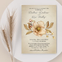 Kerne Wildblume Blüten Rustikale Hochzeit