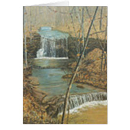 "KERNENS FALLS AUTUMN" GREETINGKARTE