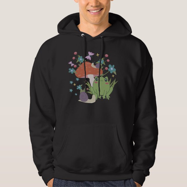 Kernfroschpilz Hoodie (Vorderseite)