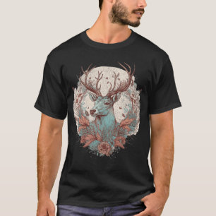Kerngebiet Blume der Hirschtierart Gardner Ga T-Shirt