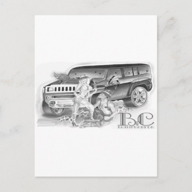 Kerngesundes n Clyde Postkarte (Vorderseite)