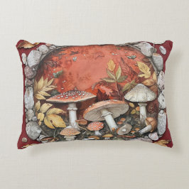 Kernkissen mit Pilzen Dekokissen