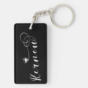 Kernow Flag in Herz, Kornisch, Cornwall Schlüsselanhänger