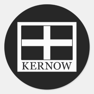 Kernow Runder Aufkleber