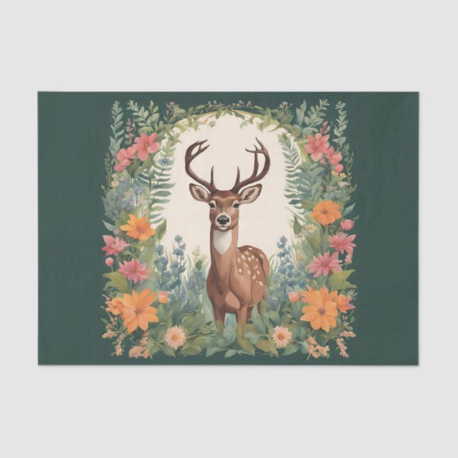 Kernpunkt Hirschentkundung Seidenpapier (Vorderseite)