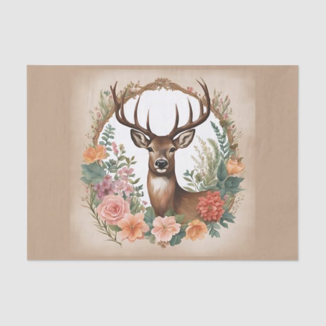 Kernpunkt Hirschentkundung Seidenpapier (Vorderseite)