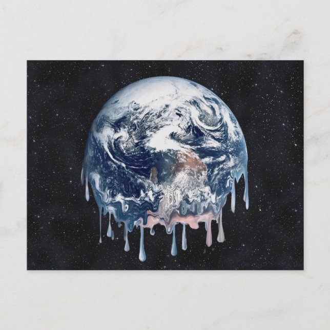 Kernschmelze (Hintergrund des gesamten Universums) Postkarte (Vorderseite)