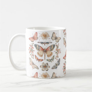 Kernstil-Schmetterlingsmotten Kaffeetasse