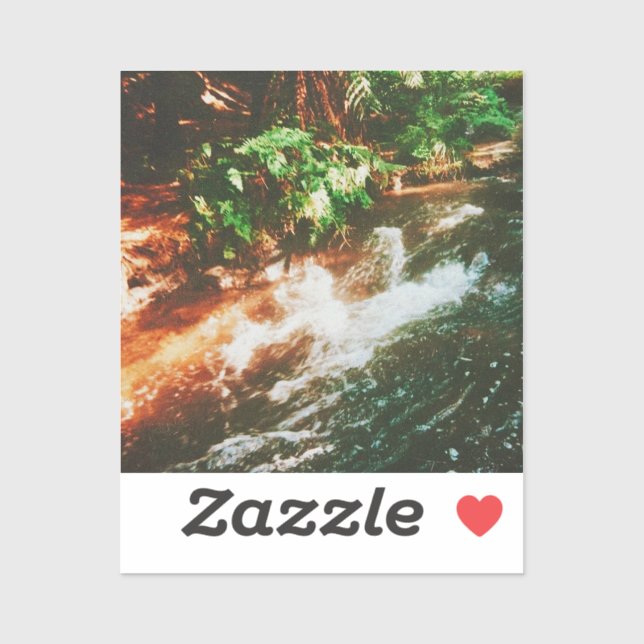 Kerosin Creek, Rotorua, Neuseeland Aufkleber (Blatt)