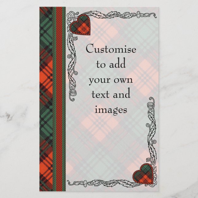 Kerr Clan Kariert Scottish tartan (Vorderseite)