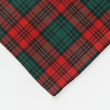 Kerr Clan Red and Forest Green Tartan