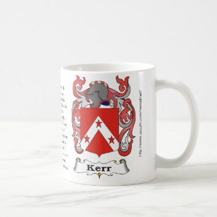 Kerr, der Ursprung, Bedeutung und das Wappen Tasse