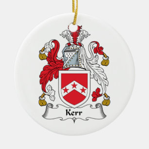 Kerr Familienwappen Keramik Ornament
