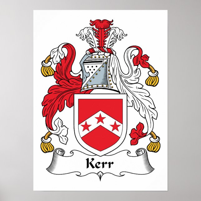 Kerr Familienwappen Poster (Vorne)