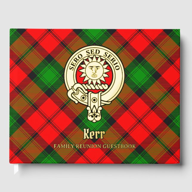 Kerr Family Wiedersehen Guest Book Gästebuch (Vorderseite)