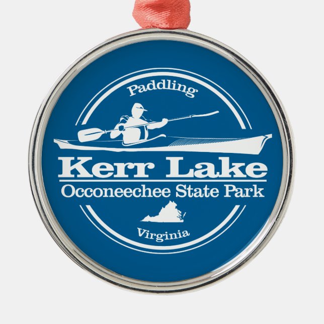 Kerr Lake (SK) Ornament Aus Metall (Vorne)