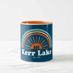 Kerr Lake Virginia North Carolina Rainbow Zweifarbige Tasse
