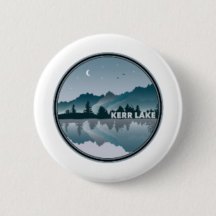 Kerr Lake Virginia North Carolina Reflektion Button