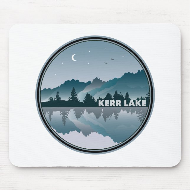 Kerr Lake Virginia North Carolina Reflektion Mousepad (Vorne)